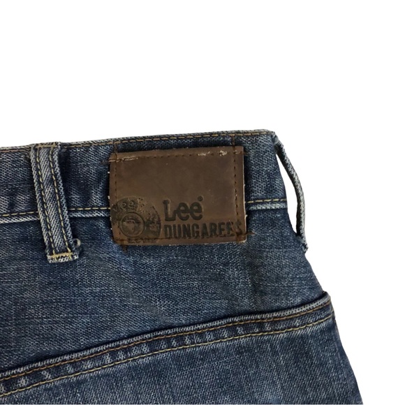 Lee Relaxed Bootcut Men’s Jeans Size 36 waist - distressed faded Western - Picture 12 of 16